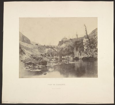 Sarrance-broen. De nedre Pyrenæer. af Unknown artist