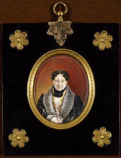 Portræt af balletmesteren Charles Louis (Charles-Louis) Didelot (1767-1837) (Portræt af balletmesteren C. L. Didelot). Anonymt værk, olie på pap, ca. 1820. 1800-tals portræt, klassicisme. Statens museum for teater og musikkunst, Saint Peters af Unknown artist