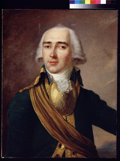 Portræt af digteren Ivan Dmitriev (1760-1837) (Portræt af digteren Ivan Dmitriev). Anonymt maleri. Olie på lærred, 65 x 50,4 cm, omkring 1790. Klassicisme. Statens Historiske Museum, Moskva. af Unknown artist