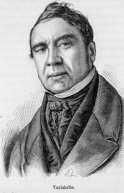 Portræt af Achille Tenaille de Vaulabelle (1799-1879), fransk minister for national uddannelse. af Unknown artist