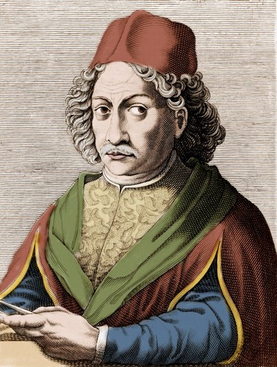 Portræt af Andrea Verrocchio (1435 - 1488). af Unknown artist