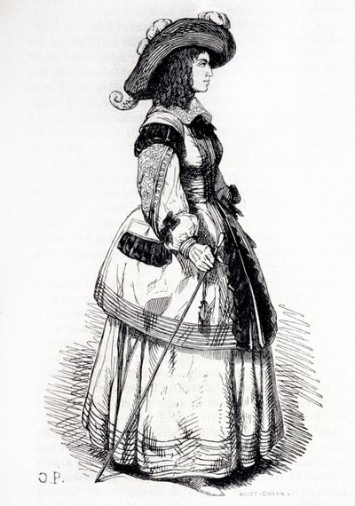 Portræt af Anne Marie Louise d