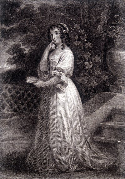 Portræt af Anne "" Ninon"" af Enclos (eller Ninon de Lenclos eller Ninon de Lanclos af Unknown artist