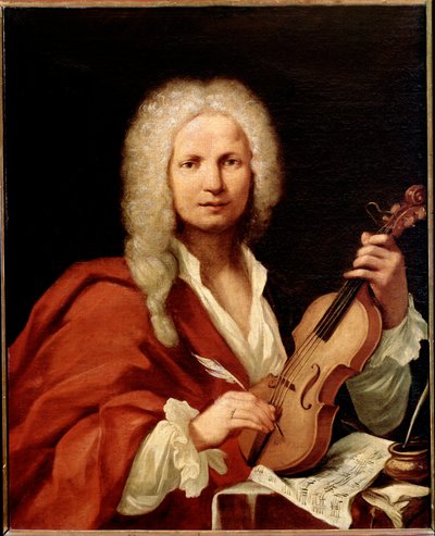 Portræt af Antonio Vivaldi af Unknown artist