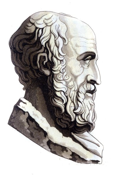 Portræt af loftshøjtaler Lysias (440-380 f.Kr.). af Unknown artist