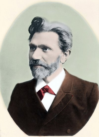 Portræt af August Bebel (1840-1913), tysk politiker. af Unknown artist