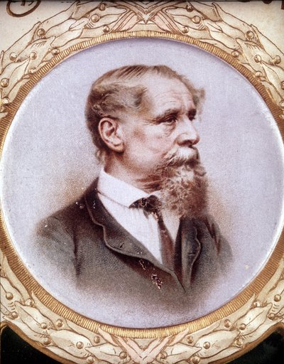 Portræt af Charles Dickens (1812-1872). af Unknown artist