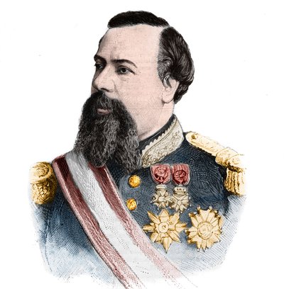 Portræt af Charles III Grimaldi (1818-1889), Prins af Monaco (1856-1889). i "The Illustrous World" af 21. september 1889. af Unknown artist