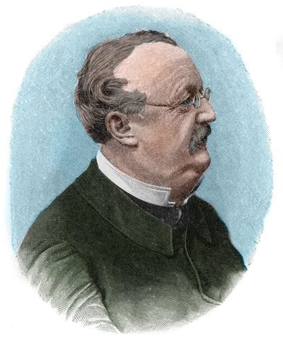 Portræt af Conrad (Konrad) Ferdinand Meyer (1825-1898) schweizisk digter og forfatter på tysk. af Unknown artist