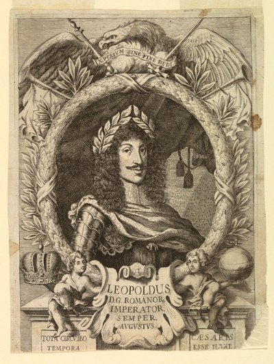 Portræt af kejser Leopold I (1640-1705) af Unknown artist