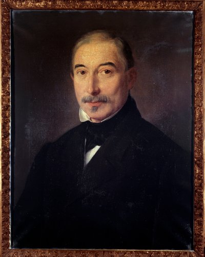 Portræt af Gaetan Brizzi, italiensk hornspiller (maleri af Unknown artist