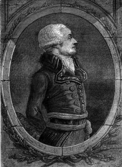 Portræt af general Dumouriez. Charles Francois du Perier, dit du Perier du Mourier dengang franske general Dumouriez (1739 - 1823). af Unknown artist