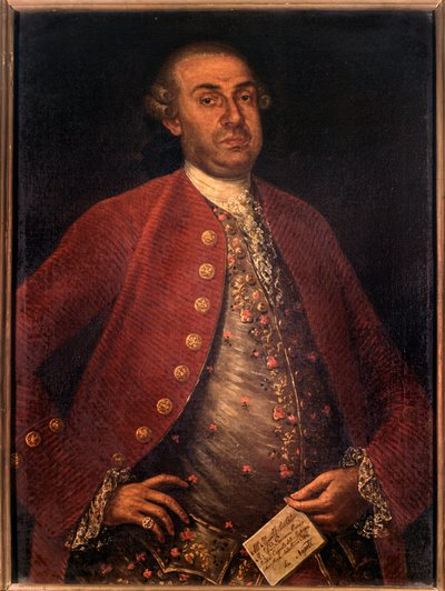 Portræt af Gennaro Manna, italiensk komponist (maleri af Unknown artist
