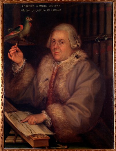 Porträt von Giovanni Lorenzo Mariani, italienischer Komponist von Unknown artist