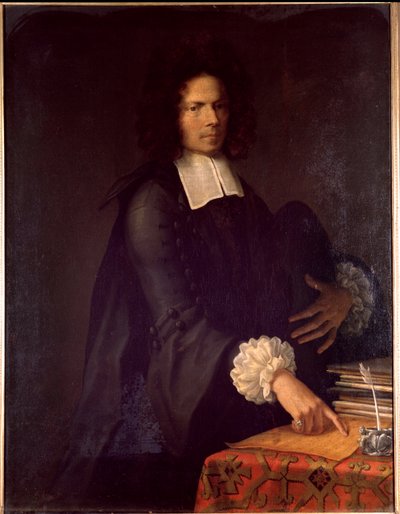 Portræt af Giovanni Paolo Colonna, italiensk komponist og organist (maleri af Unknown artist