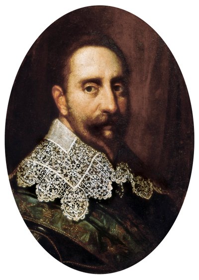 Portræt af Gustave-Adolf II (Gustave Adolphe) (1594-1632), konge af Sverige fra 1611 til 1632. Maleri. Padua, Padovas kommunale museum. af Unknown artist