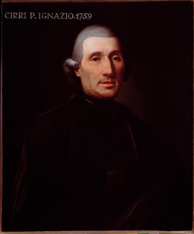 Portræt af Ignazio Cirri (1711-1787) italiensk komponist Anonym maleri. 1700-tallet. Bologna, borgerligt bibliografisk museum af Unknown artist