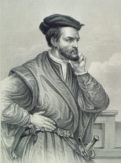 Porträt von Jacques Cartier von Unknown artist