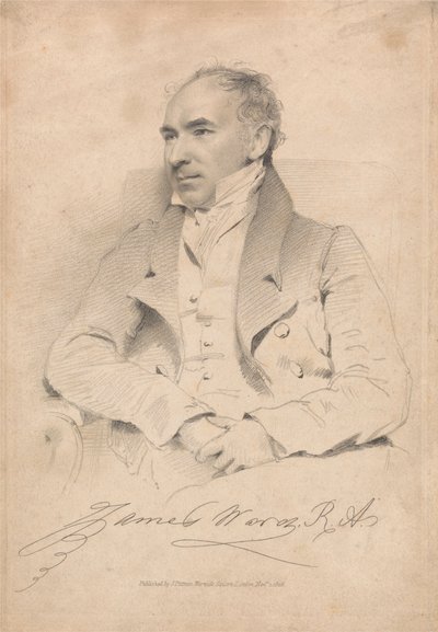 Portræt af James Ward, R.A. af Unknown artist