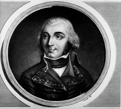 Portræt af Jean Baptiste, grev Jourdan, marechal af Frankrig (1762-1833). Indgravering i "" Komplet samling af historiske malerier fra den franske revolution, i tre bind.""" 1804. af Unknown artist