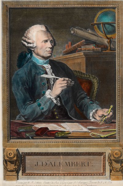 Portræt af Jean Le Rond d