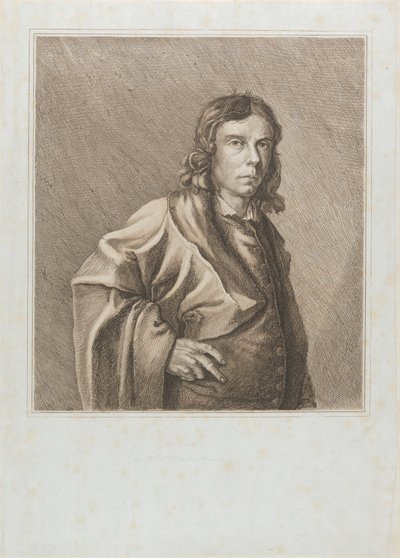 Portræt af John Flaxman af Unknown artist