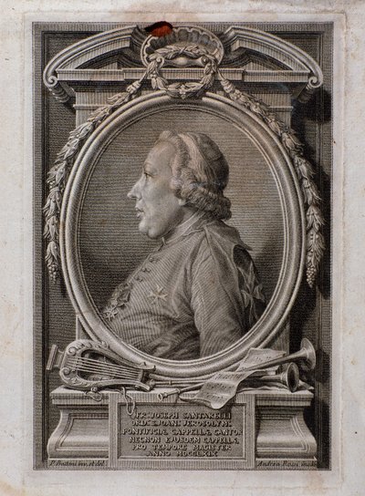 Portræt af Joseph Santarelli (gravering af Unknown artist