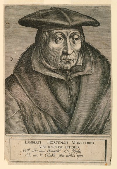 Portræt af Lambert Hortense Montfort af Unknown artist