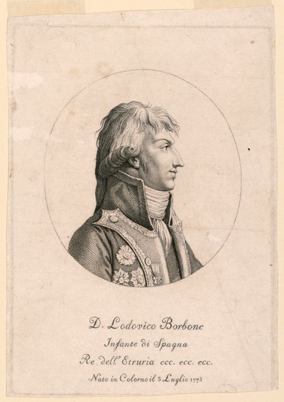 Portræt af Louis Bourbon, Spædbørn i Spanien (1773- ) af Unknown artist