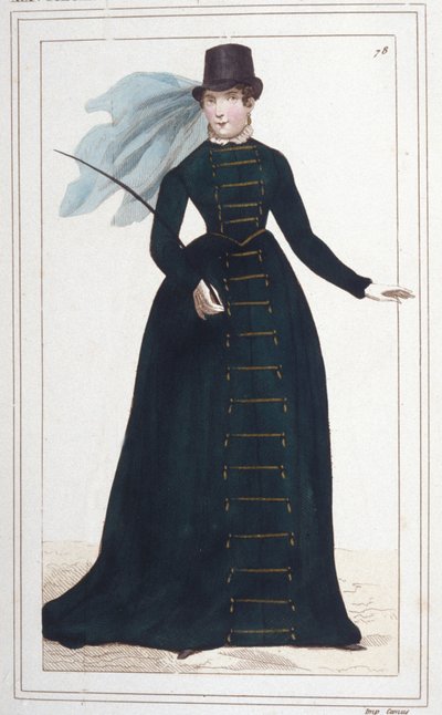 Portræt af Marie-Paulette kaldet Pauline Bonaparte (1780-1825), Prinsesse Borghese. Stik af 1830 af Unknown artist