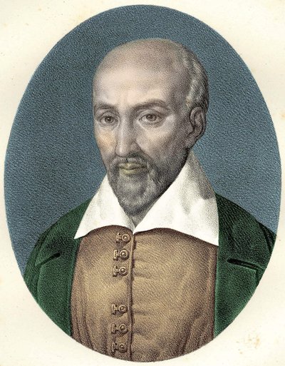 Portræt af Pierre Charron (1541 - 1603) fransk moralist af Unknown artist