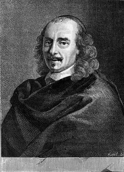 Portræt af Pierre Corneille (1606 - 1684). af Unknown artist