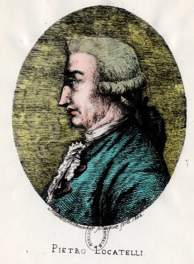 Portræt af Pietro Locatelli af Unknown artist