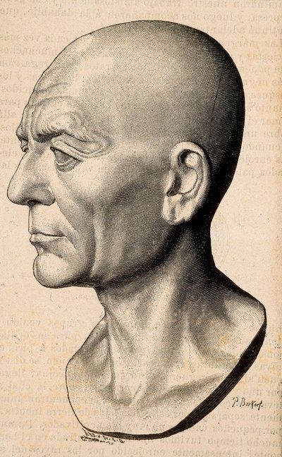 Portræt af Publius Cornelius Scipio (Scipio den afrikanske) Africanus, romersk statsmand (235-183 f.Kr.). af Unknown artist