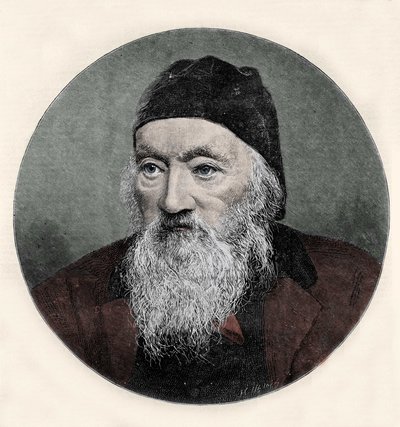 Portræt af Richard Owen (1810-1890), engelsk naturforsker. af Unknown artist