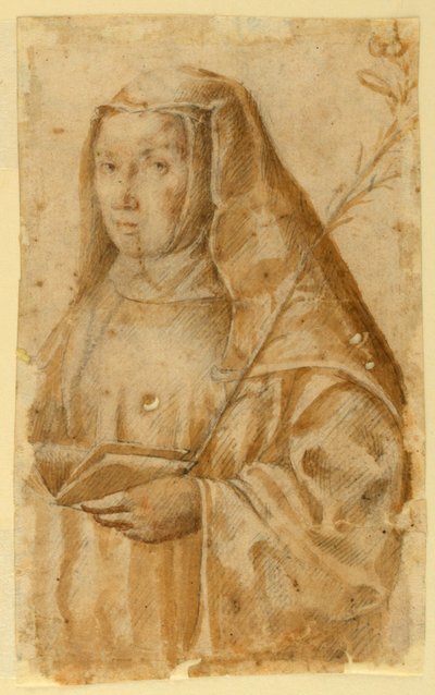 Portræt af den hellige Katarina af Siena af Unknown artist