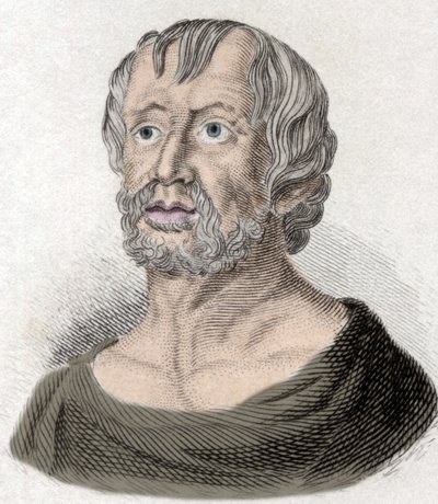 Portræt af Lucius Annaeus Seneca (4 f.Kr.-65 e.Kr. JC), filosof fra den stoiciske skole, dramatiker og romersk statsmand. af Unknown artist