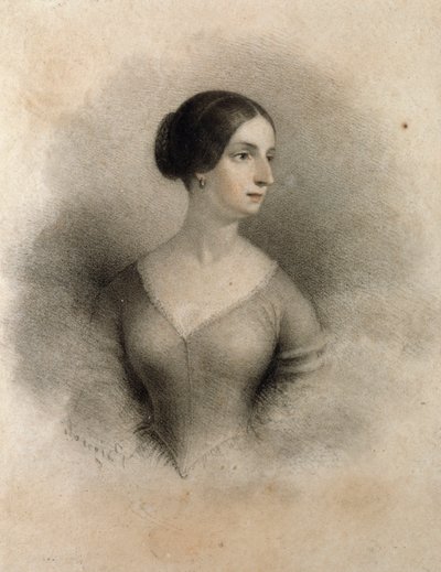 Portræt af Teresa Borri (1799-1861) af Unknown artist