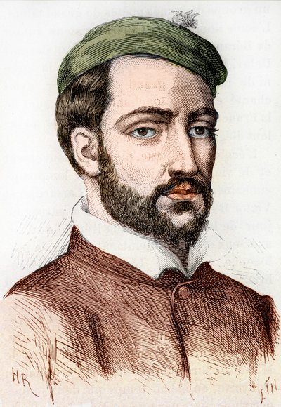 Portræt af Theodore Gericault, fransk maler (1791 - 1824) - i ""L
