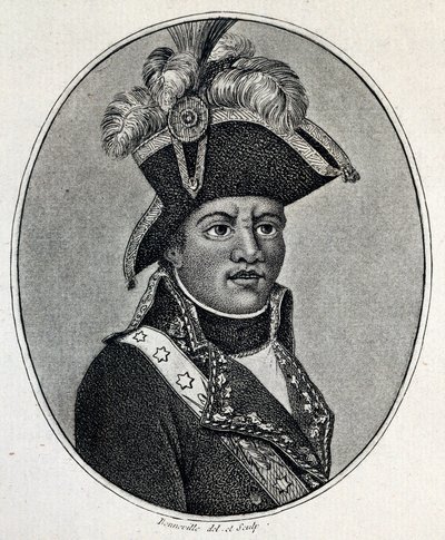 Portræt af Toussaint Louverture (Toussaint-Louverture af Unknown artist