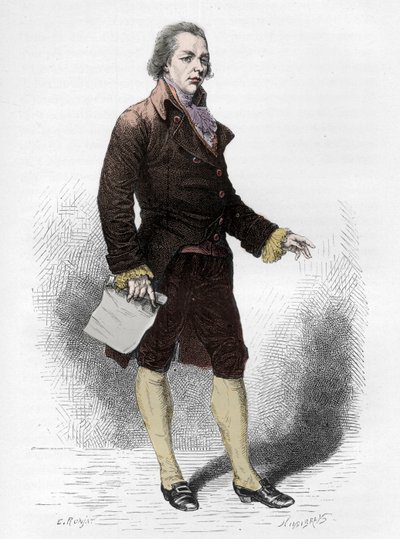 Portræt af William Pitt den Yngre (1759-1806) - Portræt af William Pitt den Yngre (1759-1806) - Indgravering i "The History of England, from the most remote times" af Francois Guizot 1877 af Unknown artist