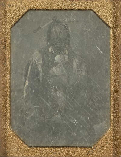 [Portræt af en amerikansk indianer] af Unknown artist