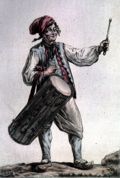 Portræt af den franske tenor Antoine Trial (1736 - 1795) i rollen som Pêre la Joie i "The Harvesters"" af André Modeste Grétry (1741 - 1813), Paris 1787 af Unknown artist