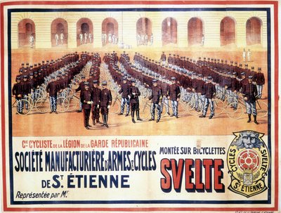 Præsentation af cykelselskabet i Legion of the Republican Guard: Société manufacturière d