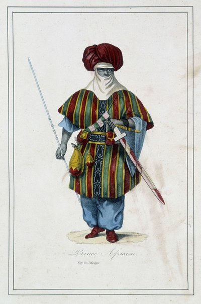 Prince african - i "The different peoples of the earth"" af Father Paul Jonhanneaud, Librairie des Bons livres af Unknown artist