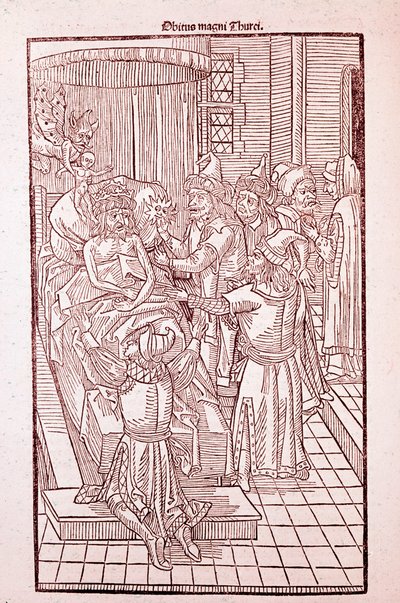 Sandsynligvis Sultan Mehmed II i 1481 (gravering af Unknown artist