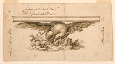 Projekt til et bord af Unknown artist