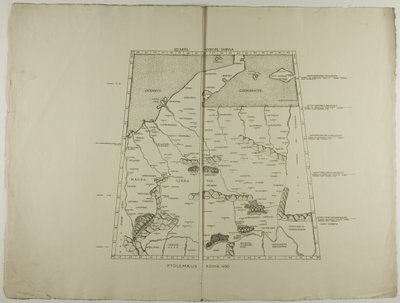 Fjerde Europa Tabula: Ptolemaeus Romae 1490 af Unknown artist