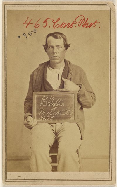 [R. Giffin, M 14th N.T.H.A. 20175 D., offer for borgerkrigen]. af Unknown artist