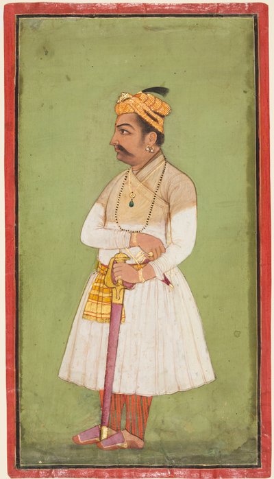 Raja Hari Sen af ​​Mandi (r. 1604-1623-37) af Unknown artist